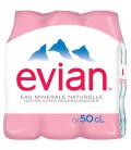 evian Eau minérale non gazeuse 6x50cl