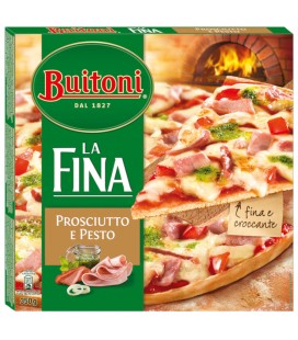 Buitoni Pizza au prosciutto & pesto La Fina congelée